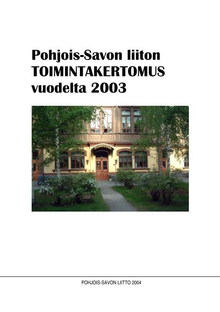 pdf-tiedosto - Pohjois-Savon liitto