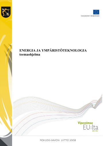 energia ja ympäristöteknologia - Itä-Suomen rakennerahastoportaali