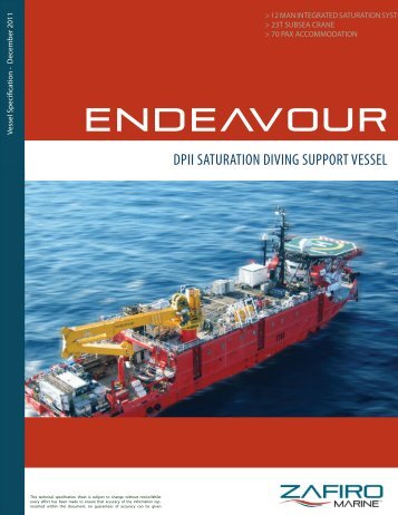 ENDEAvOUR - Zafiro Marine