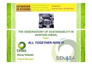 The Observatory of Sustainability in Aviation - OBSA