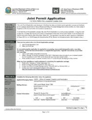 Berm Permit Application - Coastal Protection and Restoration Authority