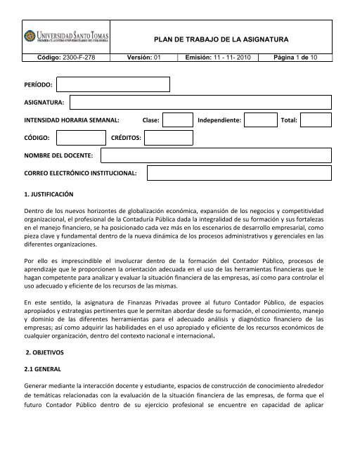 Finanzas Privadas Facultad De Contaduria Publica Universidad