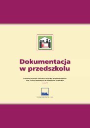 Dokumentacja w przedszkolu - Verlag Dashofer