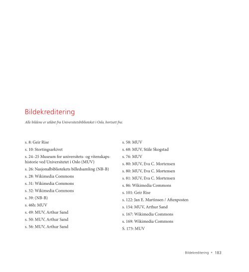 Kunnskap â Samlinger â Mennesker - Universitetsâbiblioteket