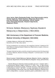 PeÅna wersja w .pdf (137kB) - Archiwum Medycyny SÄdowej i ...