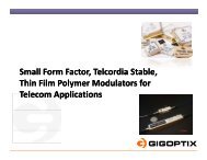 TFPS Telcordia Qualification.pdf - GigOptix.com