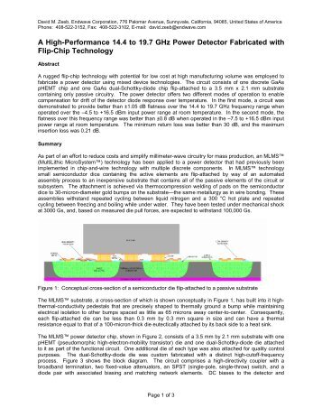 A High-Performance 14.4 to 19.7 GHz Power ... - GigOptix.com