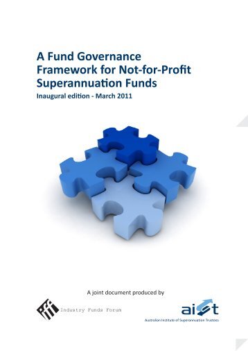 A Fund Governance Framework for Not-for-Profit Superannuation ...