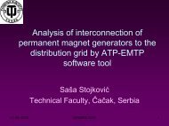 Analysis of interconnection of permanent magnet generators to the ...