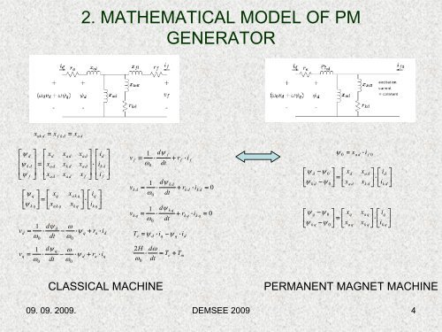 Analysis of interconnection of permanent magnet generators to the ...