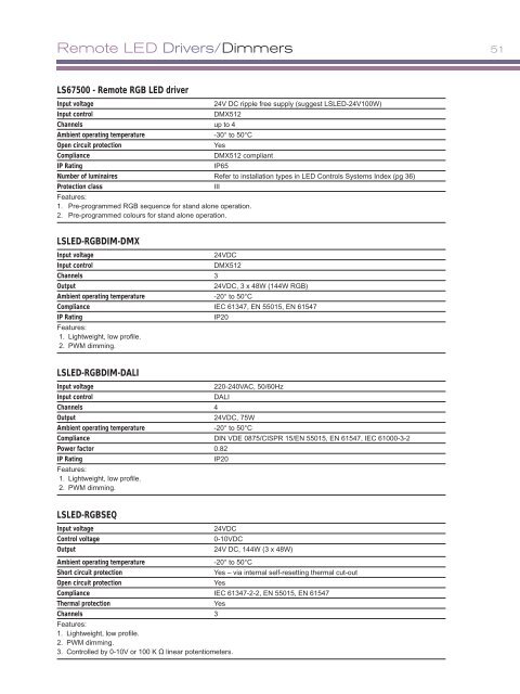 LSPROM106 - LED Catalogue 2010.pdf - Lumascape