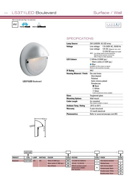 LS LED Product Catalogue 2009.pdf - Lumascape