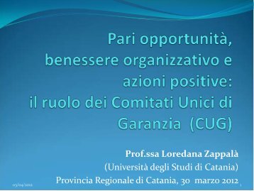 Slide - Provincia Regionale di Catania