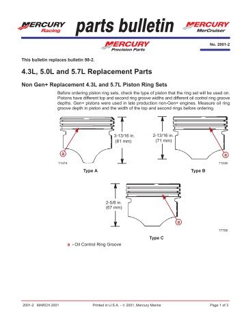 4.3L, 5.0L and 5.7L Replacement Parts - BoatFix.com