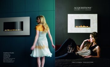 THE X-FIRES COLLECTION - Acquisitions Fireplaces