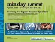 Maximizing Your Magazine Brand in a Digital World April 15, 2008 ...