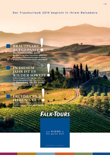 Falk Tours Südtirol Katalog Frühling 2015