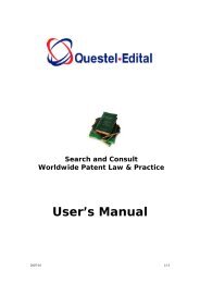 User's Manual - Questel