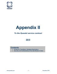Appendix II - Questel