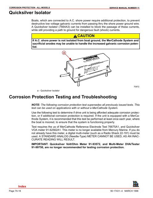 CORROSION PROTECTION