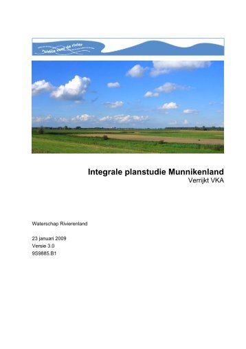 Integrale planstudie Munnikenland - Stroming