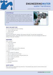 water hardness - 4science