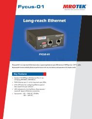 Data Sheet - MRO-TEK