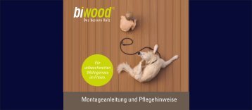 biwood... Montageanleitung und Pflegehinweise