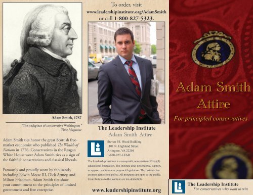 Adam Smith Attire - The Leadership Institute