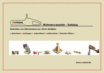 rontool - Wohnaccessoire - Katalog