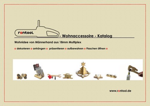 rontool - Wohnaccessoire - Katalog