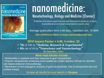 Nanotechnology, Biology and Medicine (Elsevier)