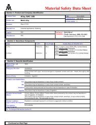 Material Safety Data Sheet - BLT Circuit Services