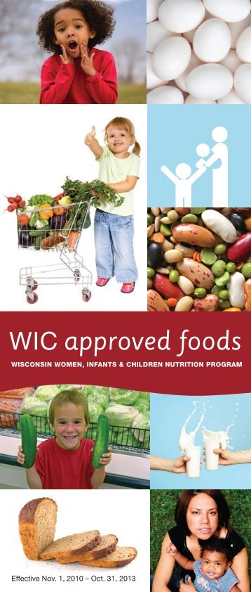 WIC Approved Foods List Booklet