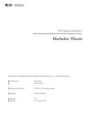 Bachelor Thesis - Fachhochschule Nordwestschweiz