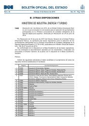 BOLETÍN OFICIAL DEL ESTADO