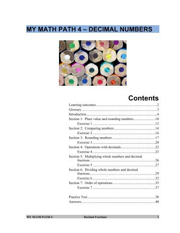 MY MATH PATH 4 - Decoda Literacy Solutions