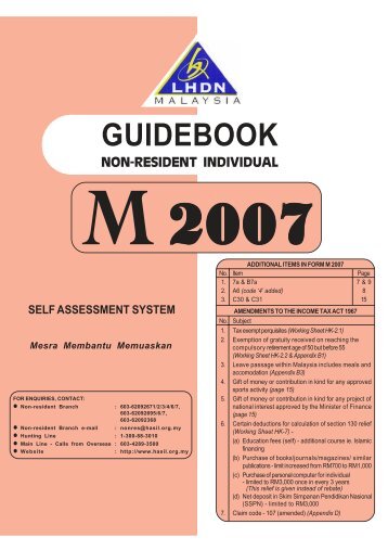 Form M Guidebook Cover 2007.pmd - LHDN