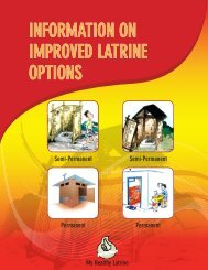 INFORMATION ON IMPROVED LATRINE OPTIONS