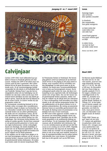 nummer 7, maart 2009 - De Roerom