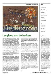 April 2011, nummer 8 - De Roerom