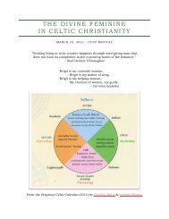 THE DIVINE FEMININE IN CELTIC CHRISTIANITY