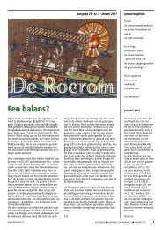 Januari 2011, nummer 5 - De Roerom