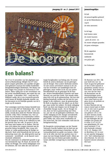 Januari 2011, nummer 5 - De Roerom