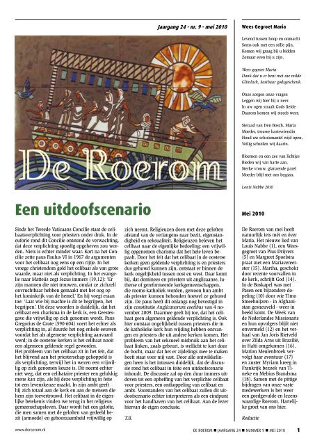 jaargang 24, nummer 9 - mei 2010 - De Roerom