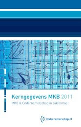 Kerngegevens MKB 2011 - Kennissite MKB en Ondernemerschap