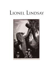 Lionel Lindsay - Douglas Stewart Fine Books