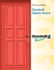 Goodwill Opens Doors - Goodwill Southwestern Pennsylvania