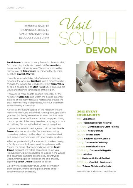 Experience Devon 2015