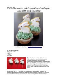 Lillebis RÃ¼bli-Cupcakes - im Tchibo Blog